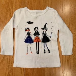 🎃12 month girls LS Halloween Tee